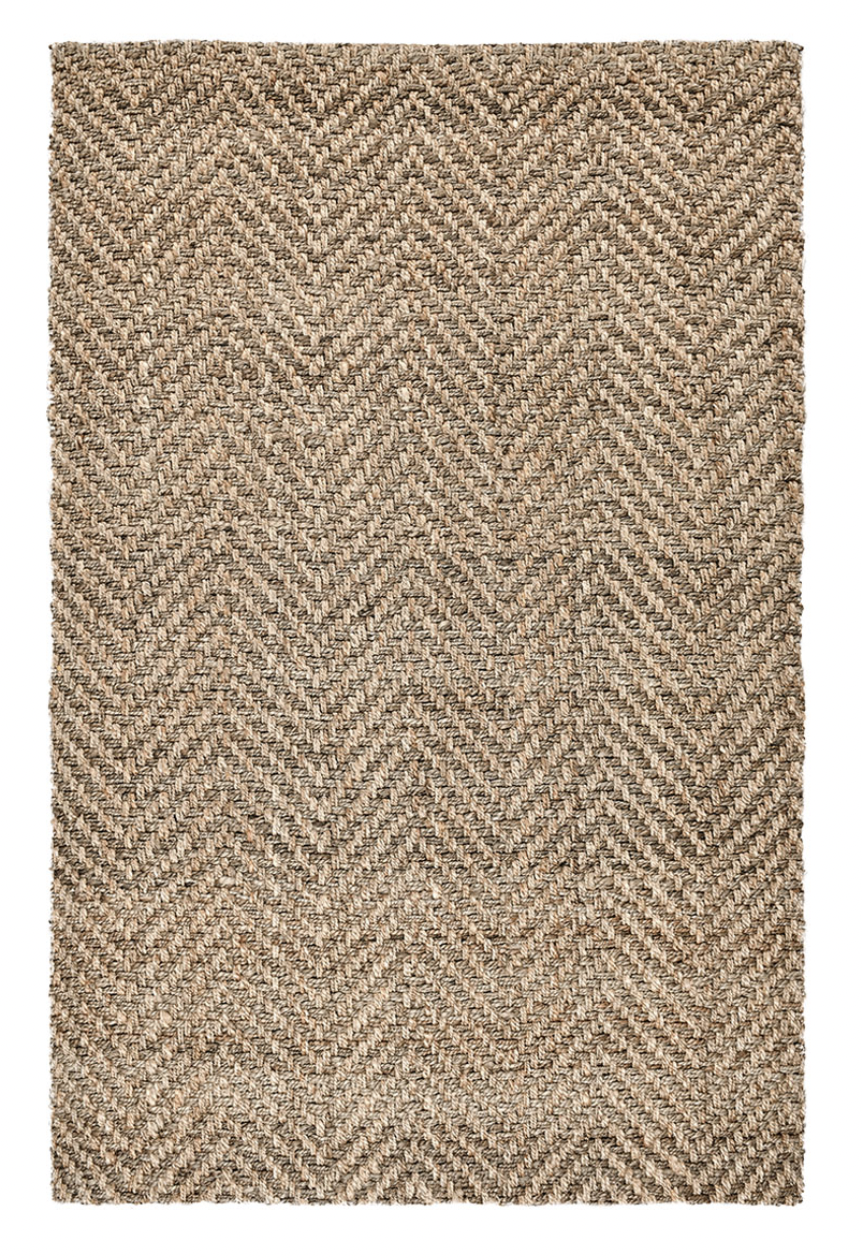 Herringbone Handwoven Jute Rug Natural