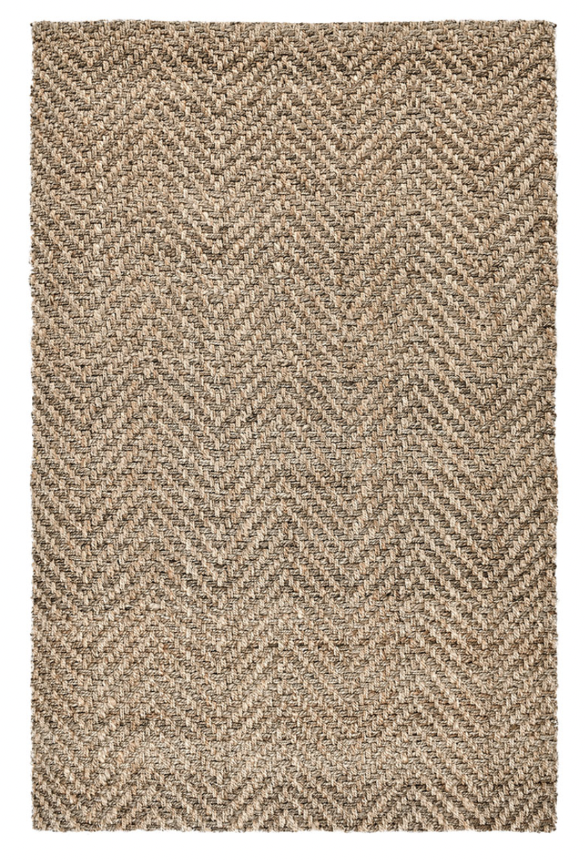 Herringbone Handwoven Jute Rug Natural