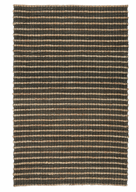 Beach Sand Handwoven Jute Rug Mineral Blue