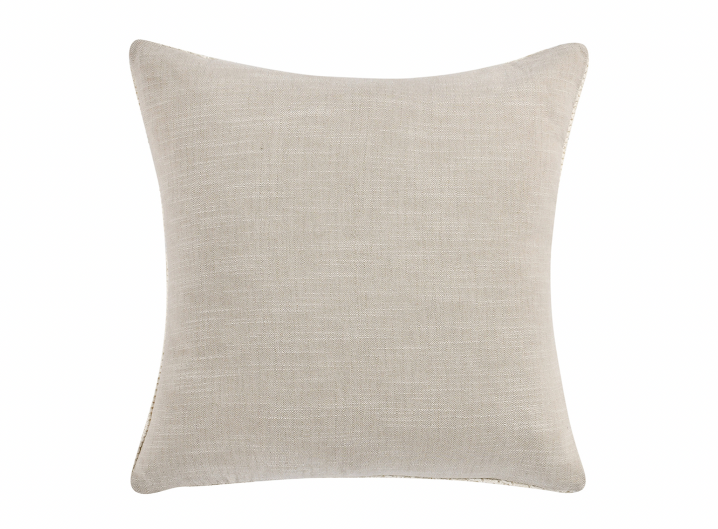 Driftwood Belgian Flax Linen Pillow Ivory - Set of Two