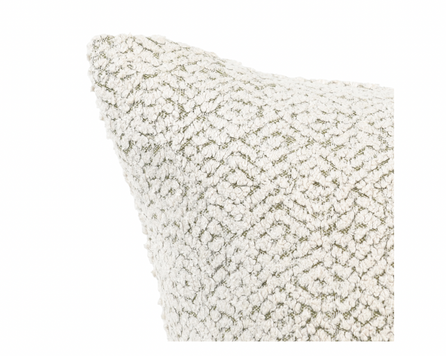 Creek Woven Chenille Ivory Natural Pillow - Set of Two