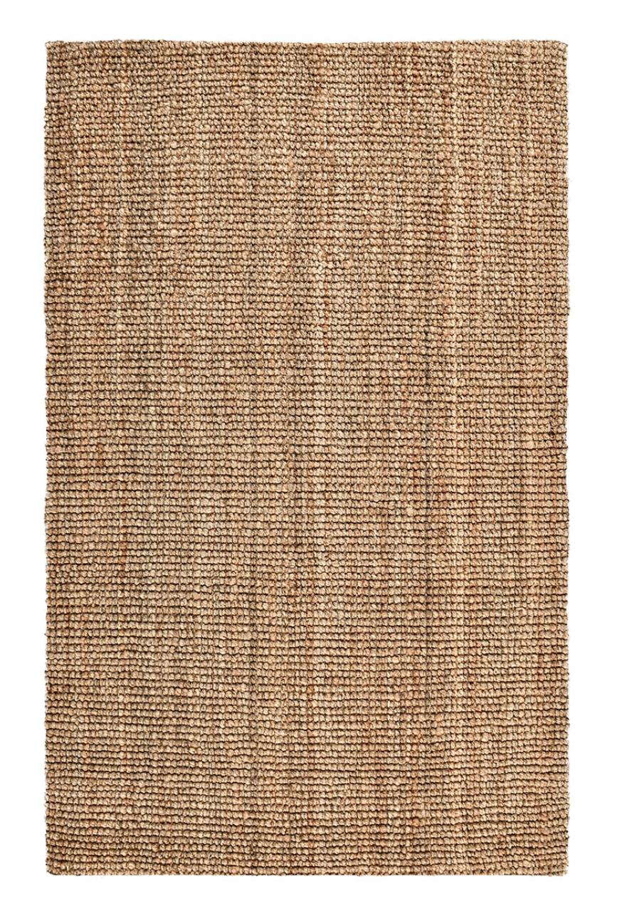 Chunky Handwoven Jute Rug Natural