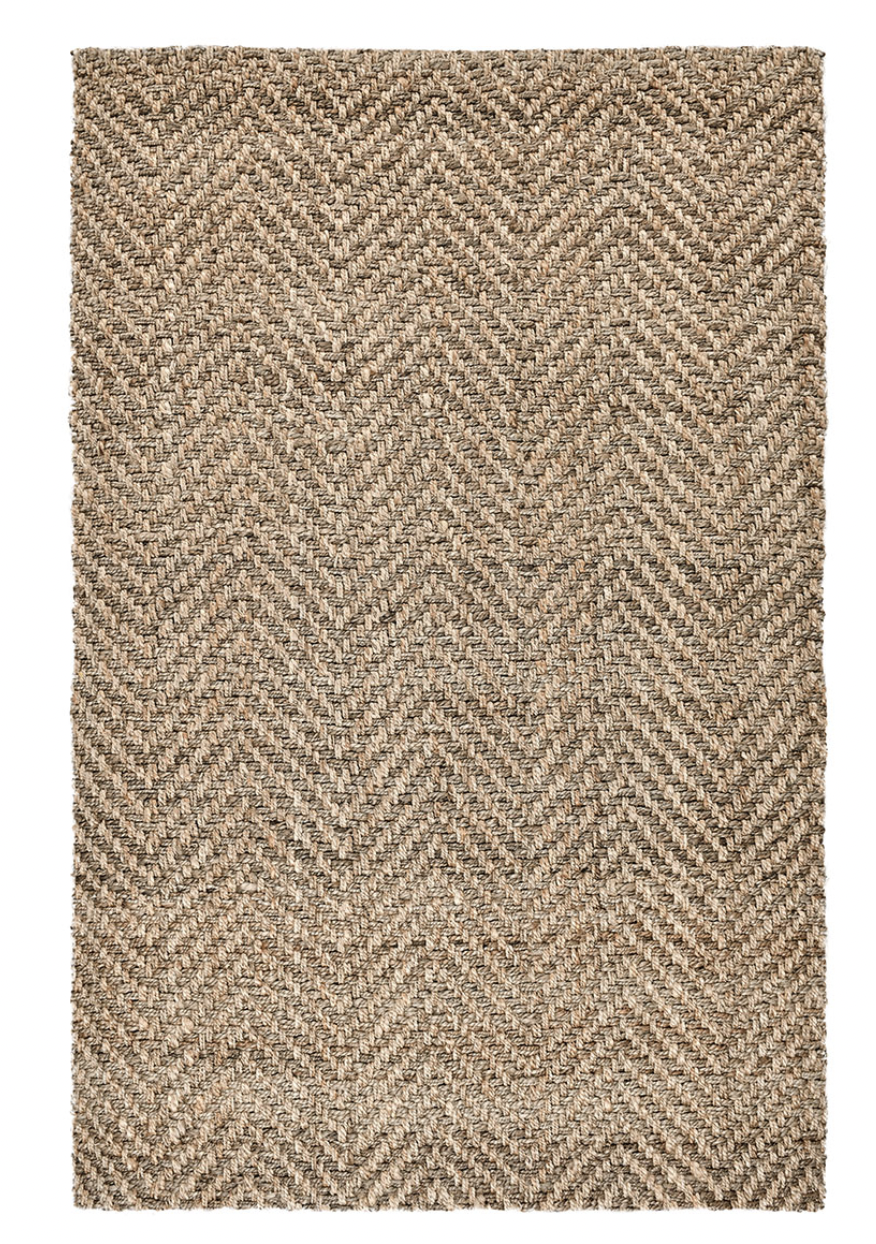 Herringbone Handwoven Jute Rug Natural