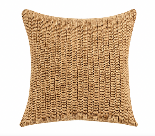 Driftwood Belgian Flax Linen Pillow Honey - Set of Two