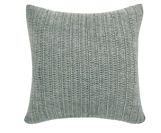 Driftwood Belgian Flax Linen Pillow Gray - Set of Two