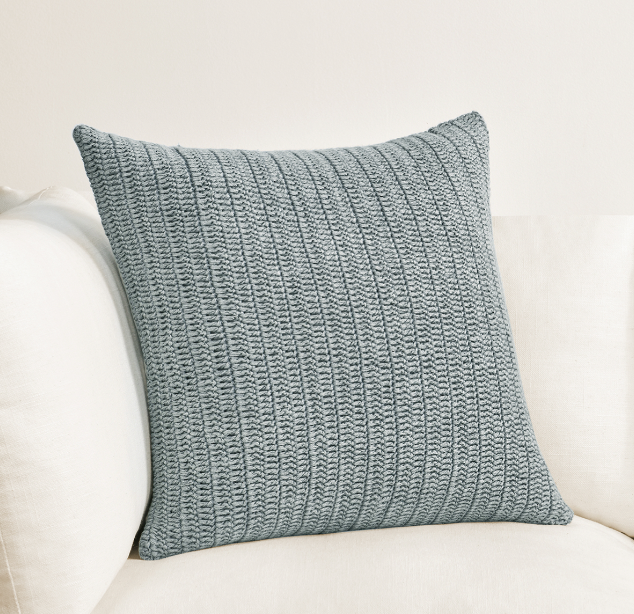 Driftwood Belgian Flax Linen Pillow Gray - Set of Two