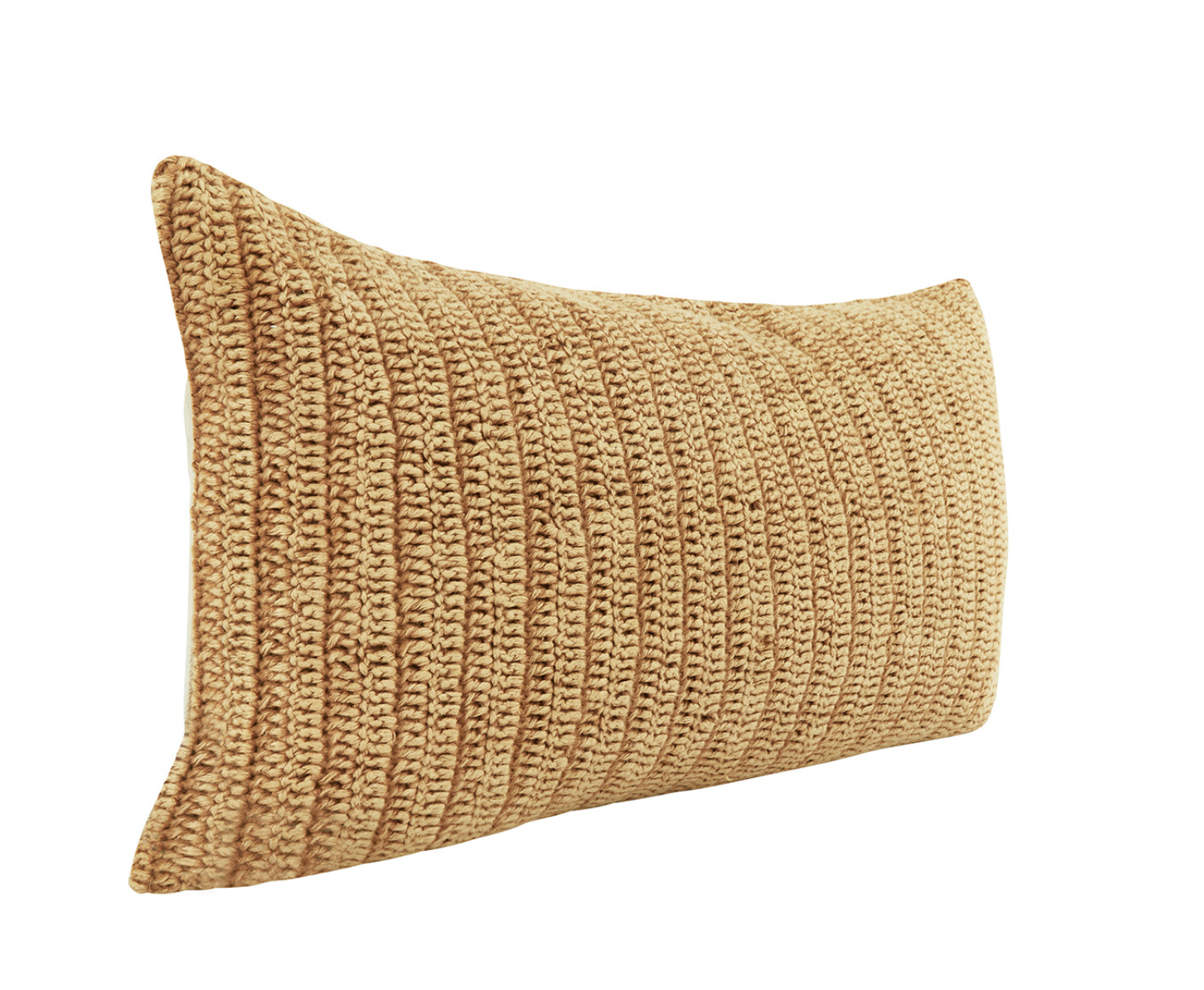 Driftwood Belgian Flax Linen Lumbar Pillow Honey - Set of Two