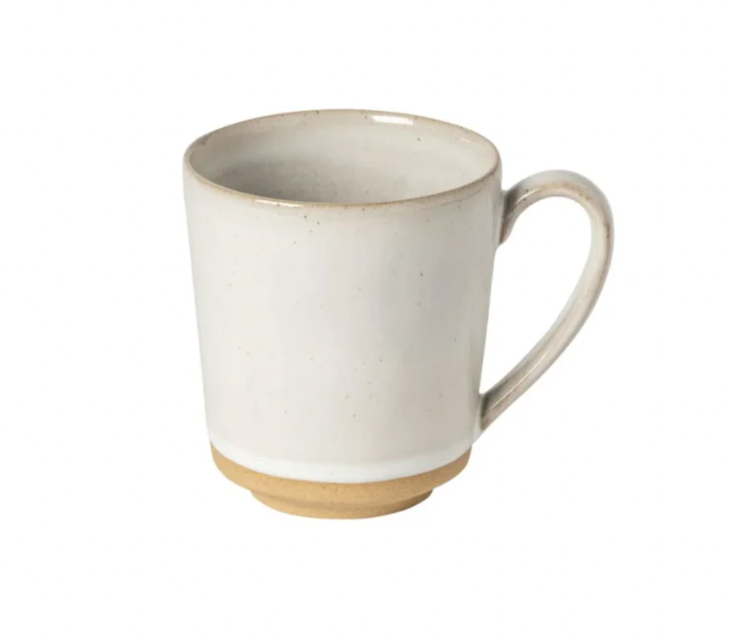 Marrakesh Costa Nova Mug Cup Sable Blanc - Set of 4