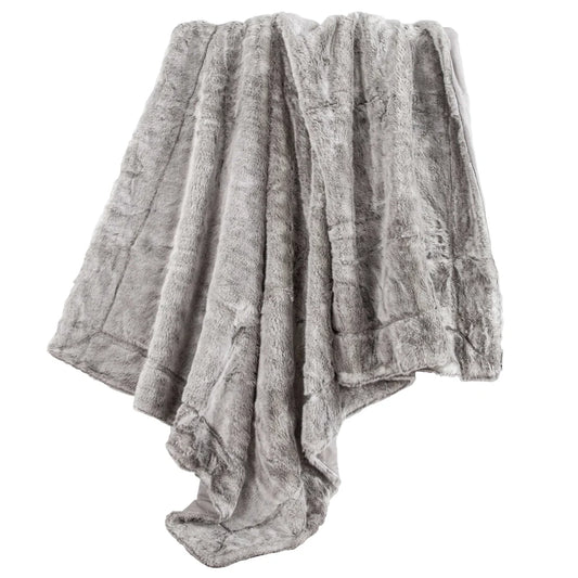 Oversized Arctic Throw Gray 50" x 80"