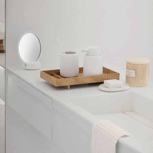 Bathroom Tumbler - blomus SONO WHITE